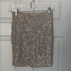 Sequined mini skirt size small